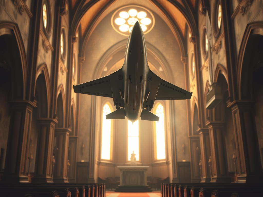 Dreaming Of An Airshow, A Solo Jet, Being The First, An Old Church & An Altar