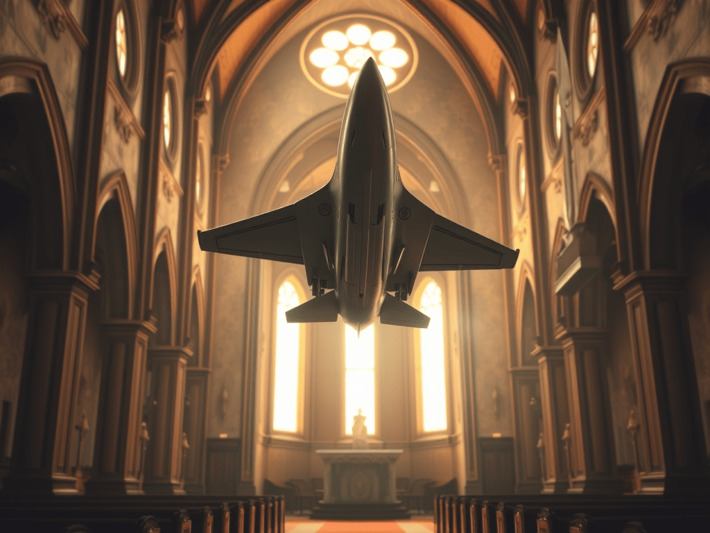 Dreaming Of An Airshow, A Solo Jet, Being The First, An Old Church & An&nbsp;Altar