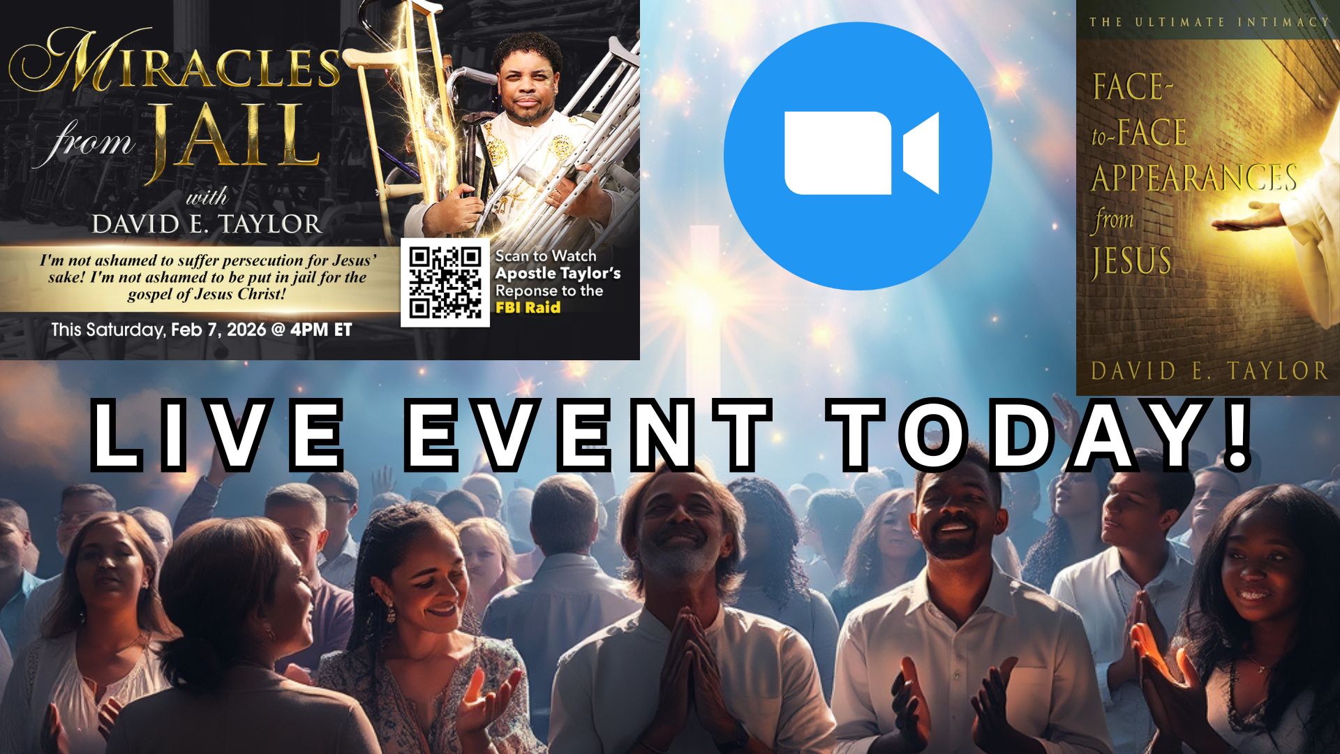Live! Miracle Event Today, February 7, 2026 @4 PM EST