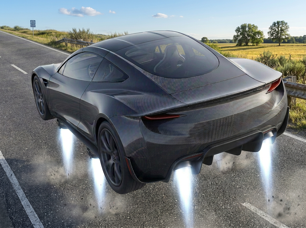 Tesla’s Flying Roadster Is Impressive, But Here’s What’s Actually Coming